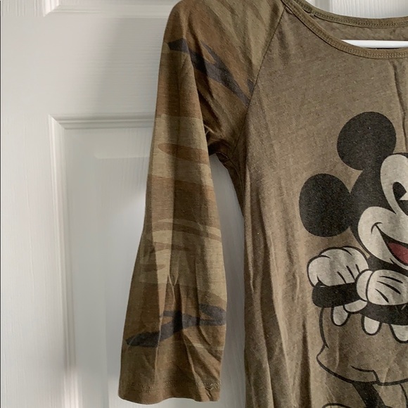 Disney Mickey Three Quarter Arm Length Shirt - Picture 3 of 5